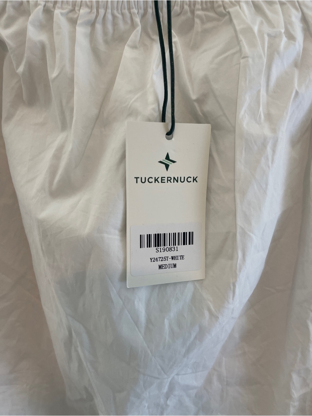 Tuckernuck White Pintuck 100% Cotton Midi Skirt Size Medium NWT - Picture 3 of 11